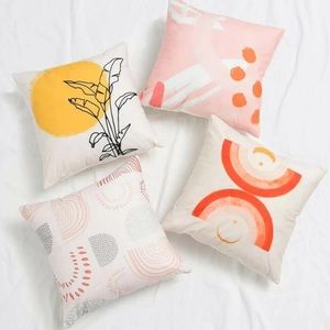 4 PACK BOHEMIAN PILLOW COVERS